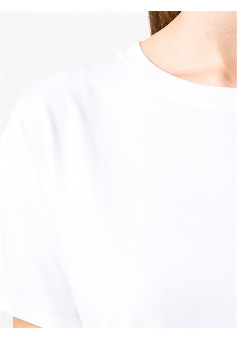 T-shirt oversize a maniche corte in bianco Loulou studio - donna LOULOU STUDIO | BASILUZZOWHT